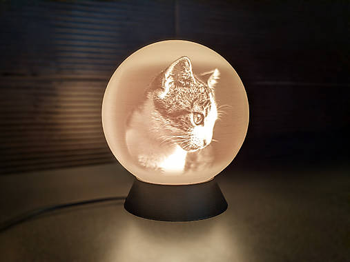 Svietidlá - 3D Foto Lampa - s obrázkom vášho miláčika - 18113973_