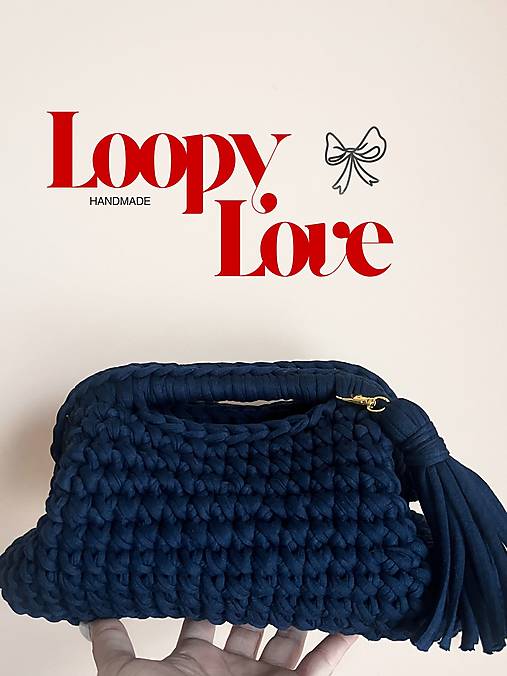 Kabelky - Háčkovaná kabelka Clutch - 18114307_