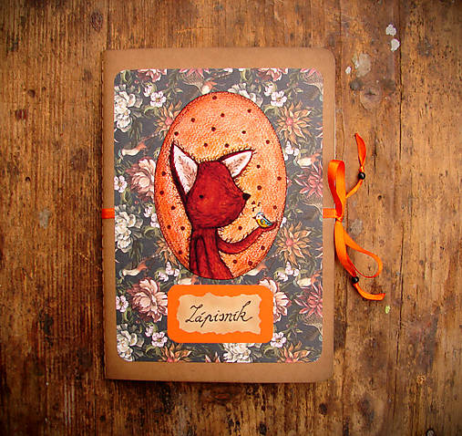 Papiernictvo - zápisník + nálepky: PUPO a sýkorka - 18117926_