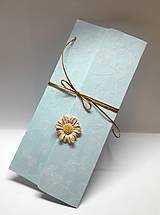 Papiernictvo - Darčeková obálka (na peniaze) ... kvetinka - 18117290_