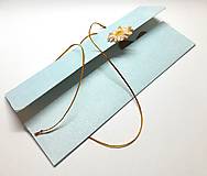 Papiernictvo - Darčeková obálka (na peniaze) ... kvetinka - 18117293_