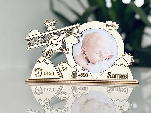 Rámiky - Detský fotorámik lietadielko - 18116999_