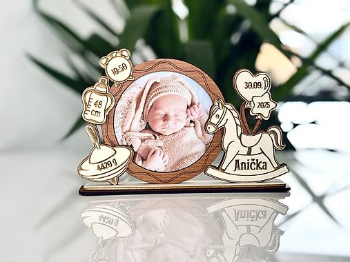 Rámiky - Detský fotorámik Koník - 18117126_