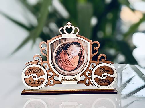 Rámiky - Detský fotorámik Koč - 18117142_