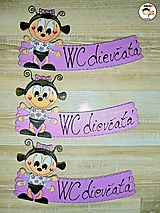 Tabuľky - Menovka na dvere - WC cvrček - 18118107_