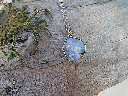 Strieborný prívesok Ag925 Mesačný kameň