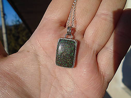 Strieborný prívesok Ag925 Austrálsky Opál