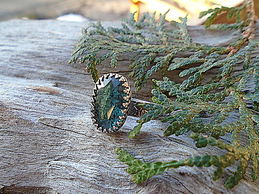 Strieborny prsteň Ag925 Kyanit