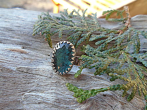 Strieborny prsteň Ag925 Kyanit