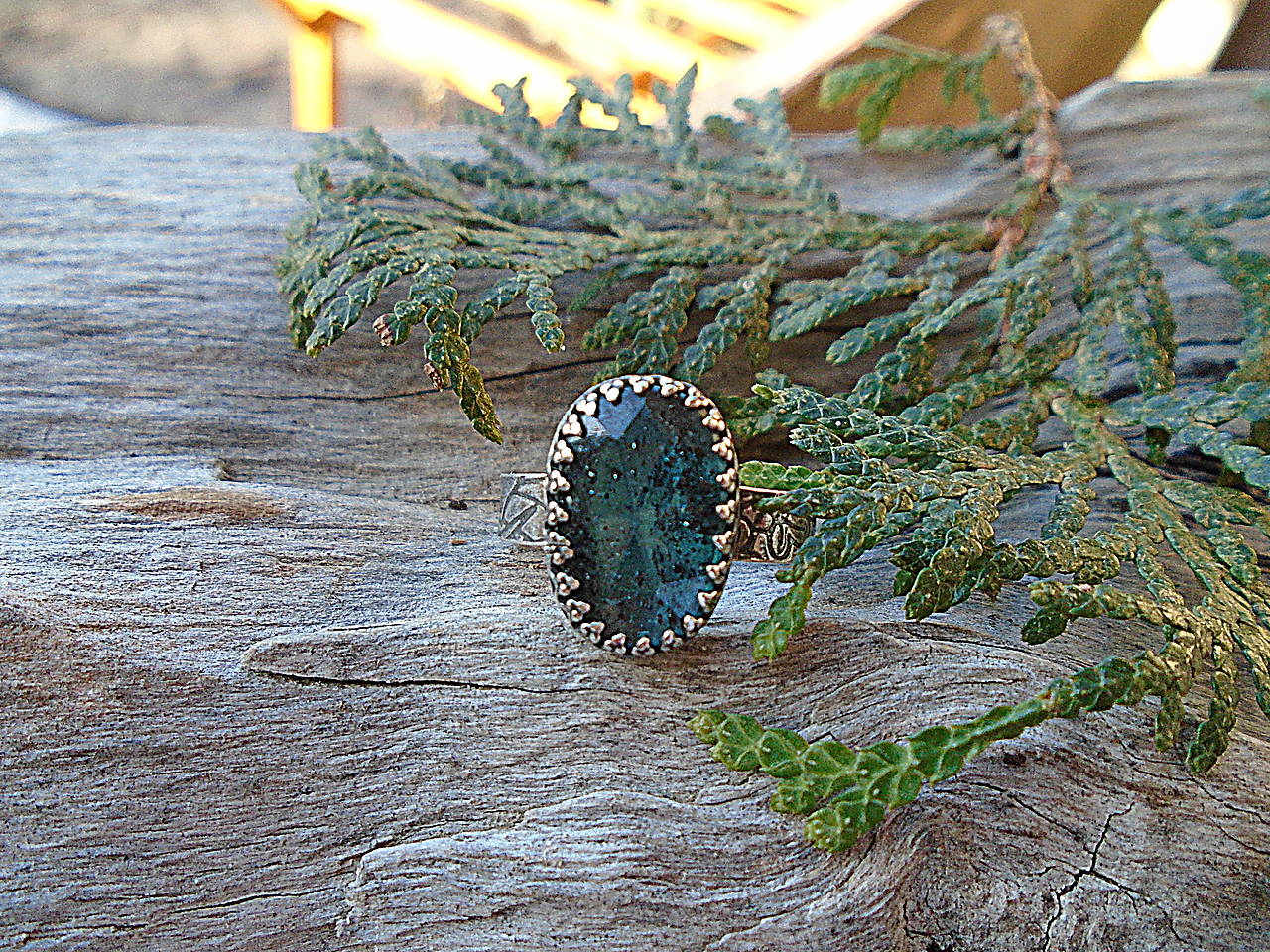 Strieborny prsteň Ag925 Kyanit