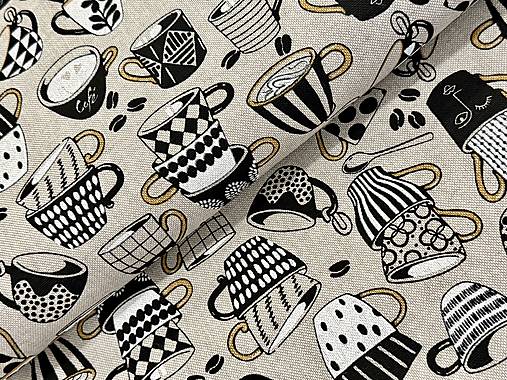 BAVLNA DEKOR /ŠÁLKY / KAFE