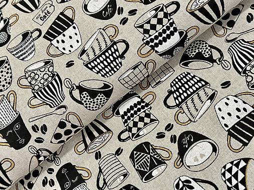 BAVLNA DEKOR /ŠÁLKY / KAFE