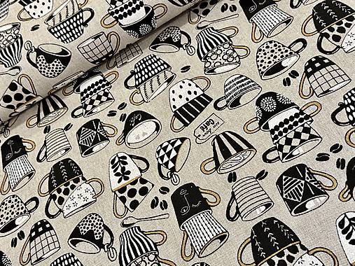 BAVLNA DEKOR /ŠÁLKY / KAFE