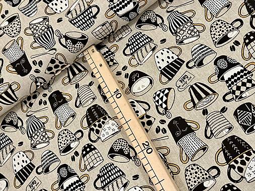 BAVLNA DEKOR /ŠÁLKY / KAFE