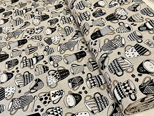 BAVLNA DEKOR /ŠÁLKY / KAFE