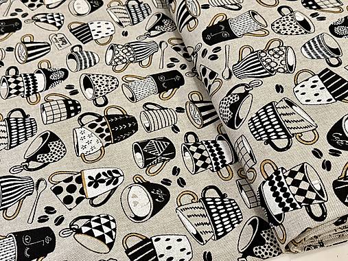 BAVLNA DEKOR /ŠÁLKY / KAFE