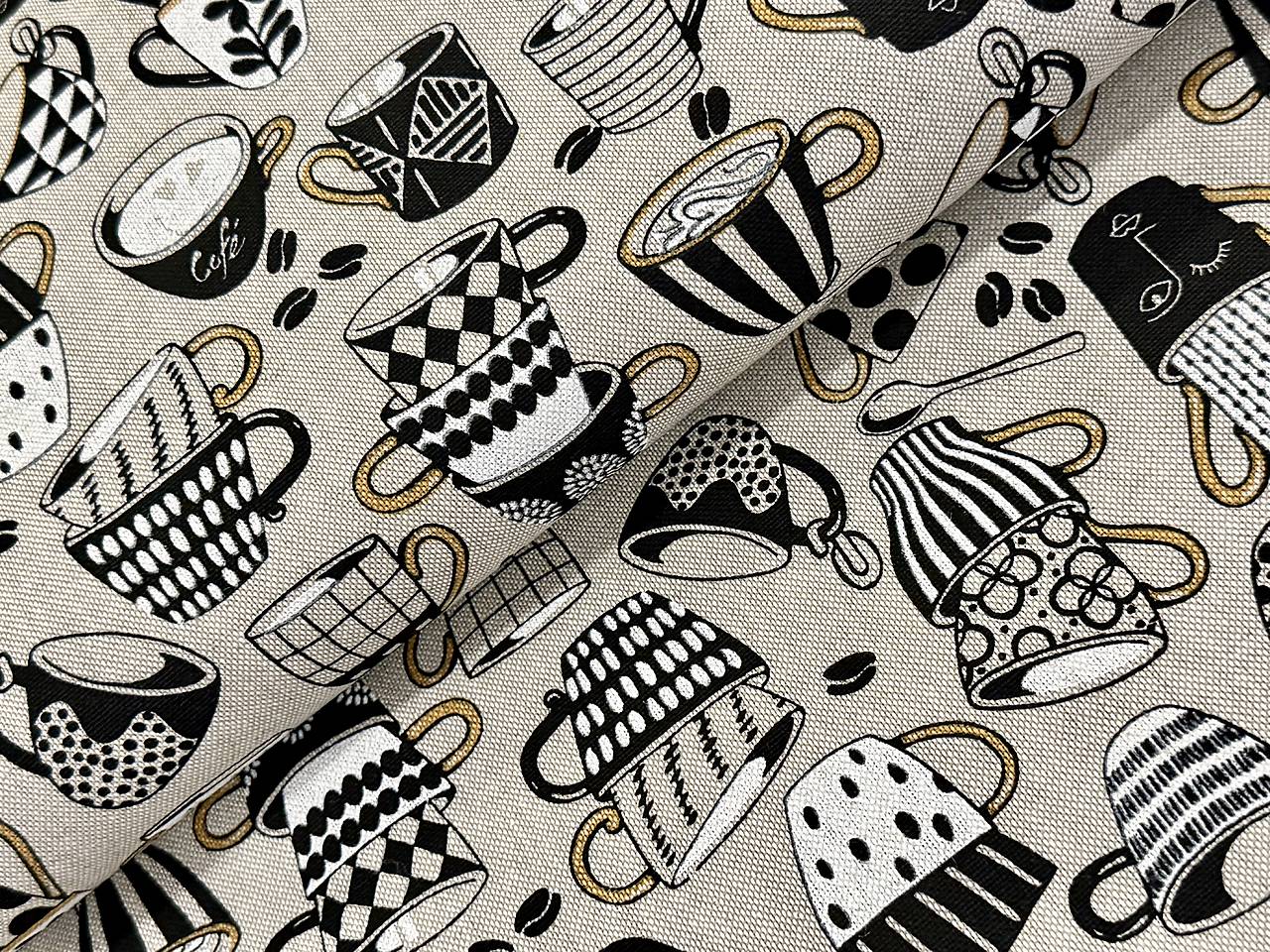 BAVLNA DEKOR /ŠÁLKY / KAFE