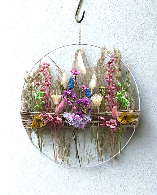 Dekorácie - Originálny Boho prírodný veniec – handmade - 18117110_