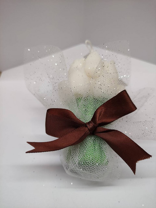 Sójová sviečka tulipány