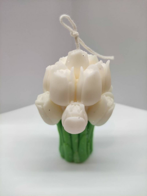 Sójová sviečka tulipány