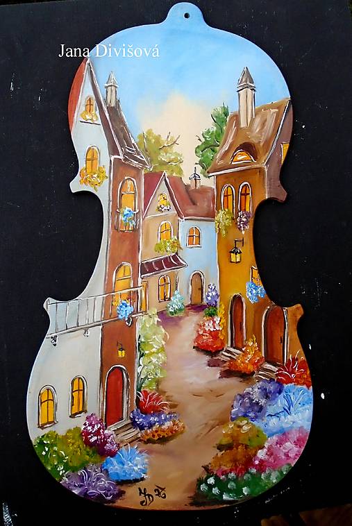 Obrazy - Květinová ulice II - ORIGINÁL - 18116704_