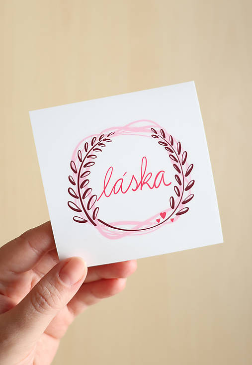 Samolepka - Láska