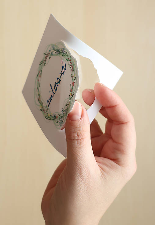 Samolepka - Milovaná