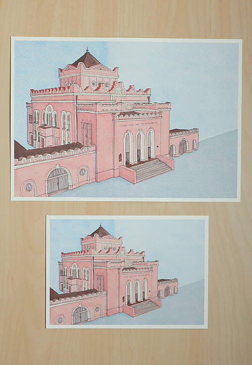 Print - Ortodoxná synagóga na Puškinovej ulici v Košiciach