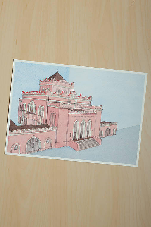 Print - Ortodoxná synagóga na Puškinovej ulici v Košiciach