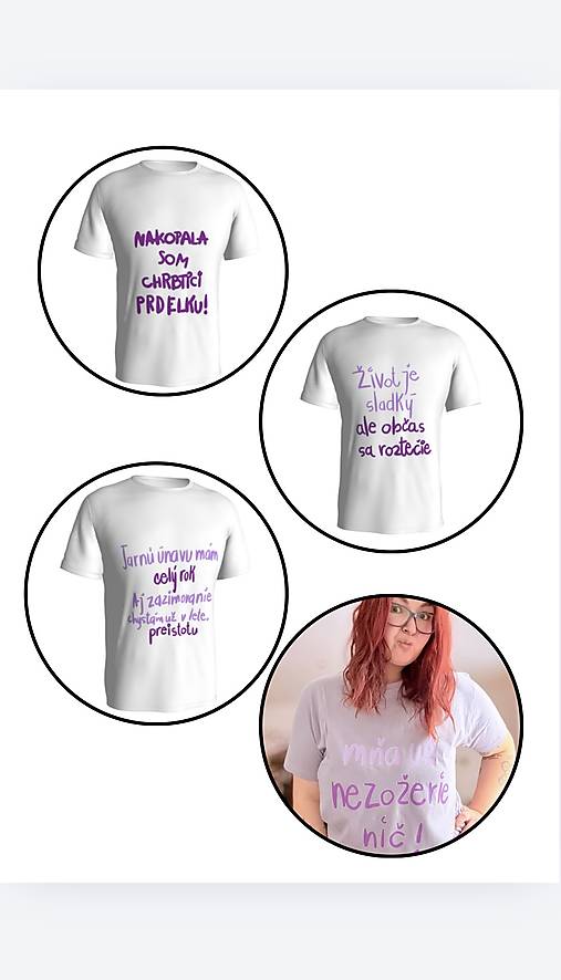 Chronické mottá nielen na tričenko