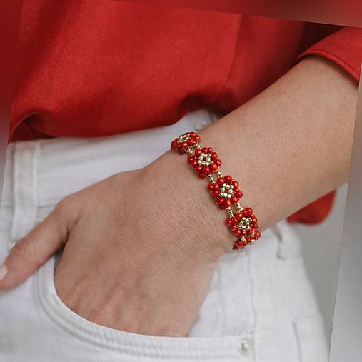 Náramok Red-gold duo