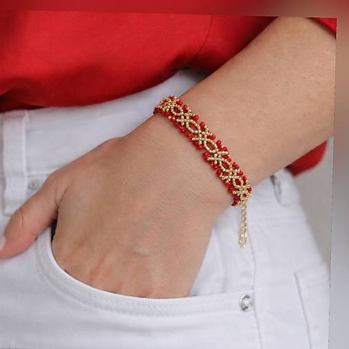 Náramok Red-gold duo