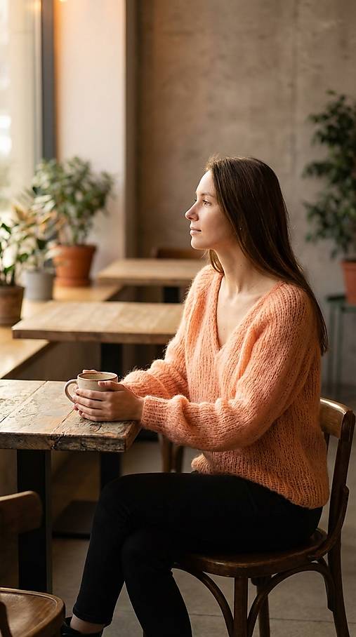 Svetre a kardigány - Pulóver - ,, VIKTOR" marhuĺový - 18120460_