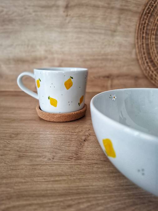 Nádoby - Raňajková sada Citróny - 18120665_