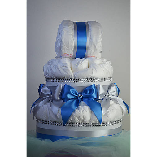 Plienková torta - modrá