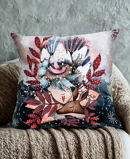 Úžitkový textil - Vankúšik Nespím - 18118592_