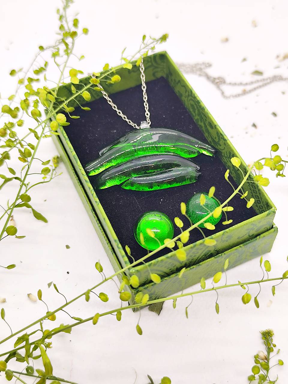 Súprava KARLA– náhrdelník a náušnice