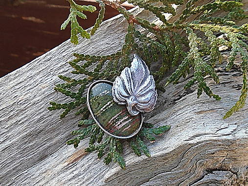 Cínovaná Brošňa Jaspis