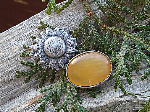 Cínovaná Brošňa Kalcit