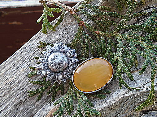 Cínovaná Brošňa Kalcit