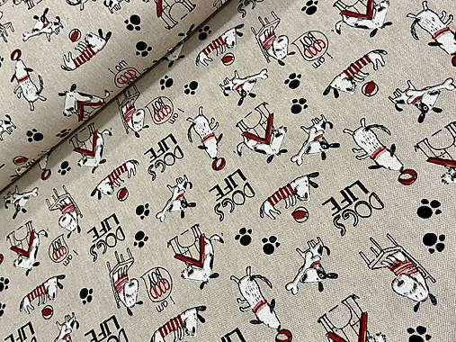 BAVLNA DEKOR /PSÍKY NA REŽNOM