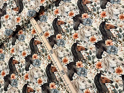 100% BAVLNA / 3D KONÍKY