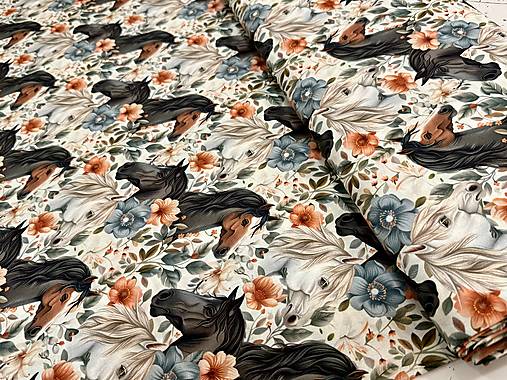 100% BAVLNA / 3D KONÍKY