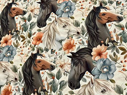 100% BAVLNA / 3D KONÍKY