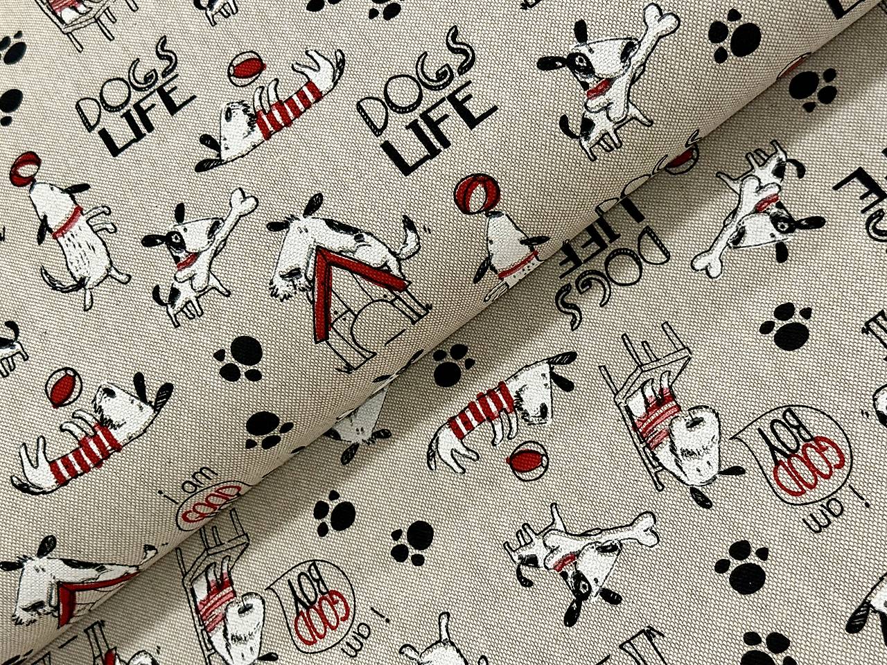 BAVLNA DEKOR /PSÍKY NA REŽNOM