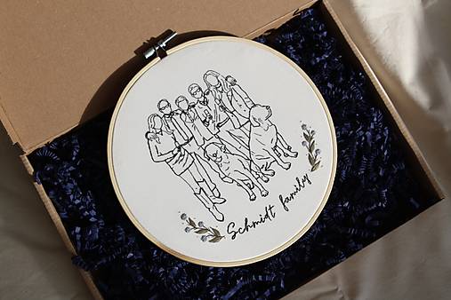 Dekorácie - Výšivka Outline - 18119721_