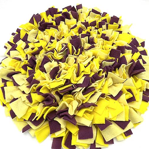 Pre zvieratá - Čuchací koberček EXTRA HUSTÝ pr. 45cm - 18118669_