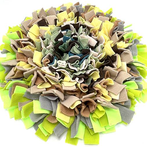 Pre zvieratá - Čuchací koberček EXTRA HUSTÝ pr. 45cm - 18118670_