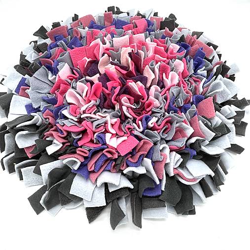 Pre zvieratá - Čuchací koberček EXTRA HUSTÝ pr. 45cm - 18118671_