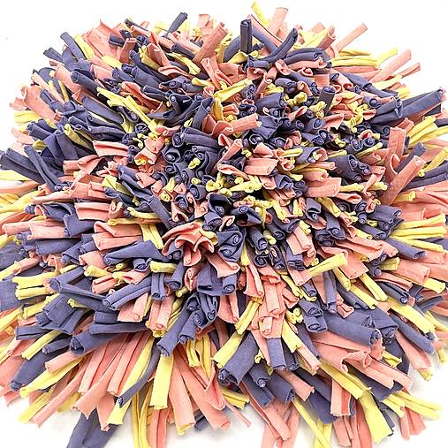 Pre zvieratá - Čuchací koberček BAVLNA 40x40cm - 18118674_